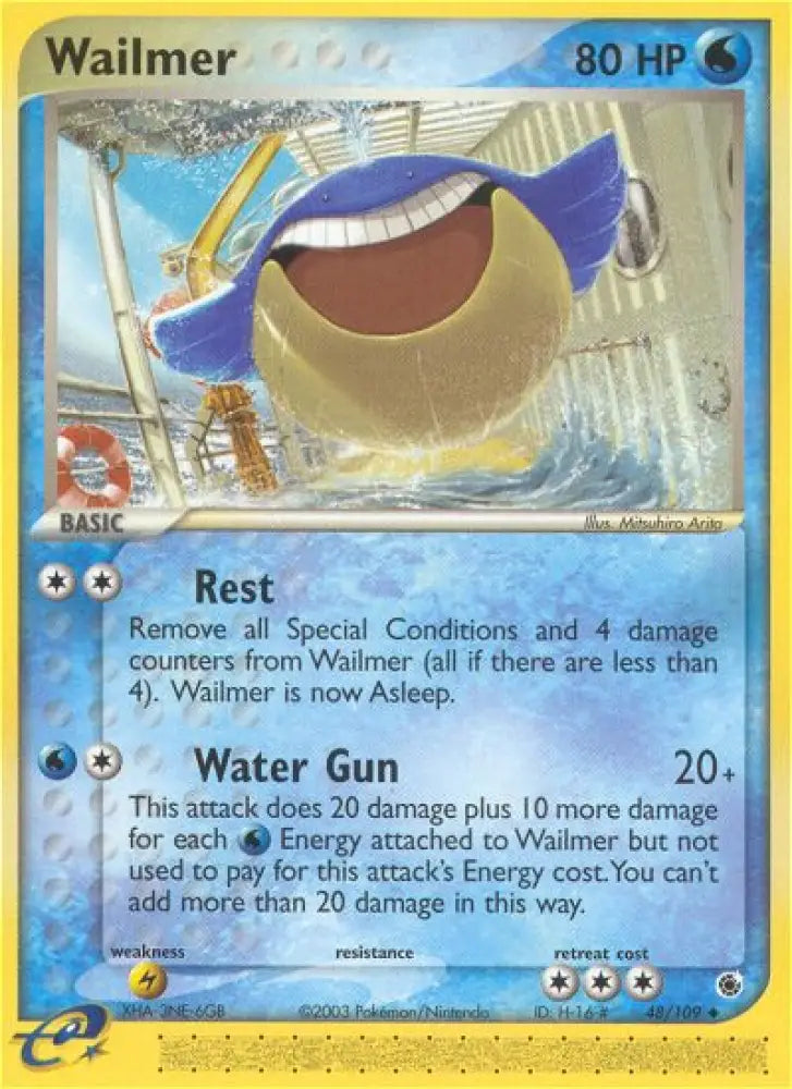 Wailmer (48/109) [EX: Ruby & Sapphire] - Pokemon Single