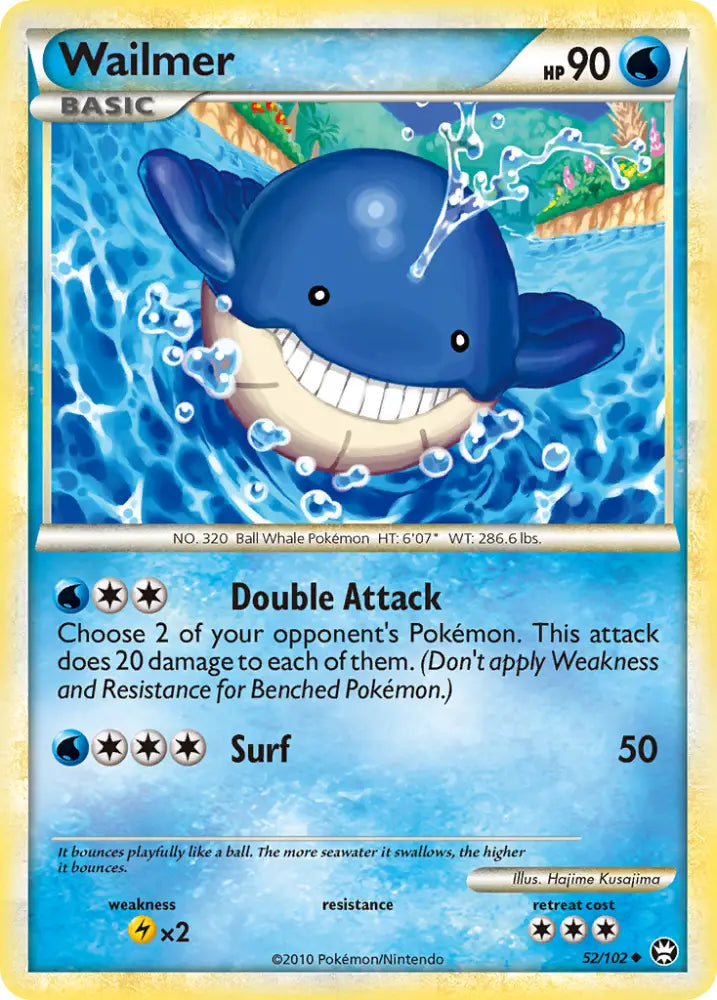 Wailmer (52/102) [HeartGold & SoulSilver: Triumphant] - Pokemon Single