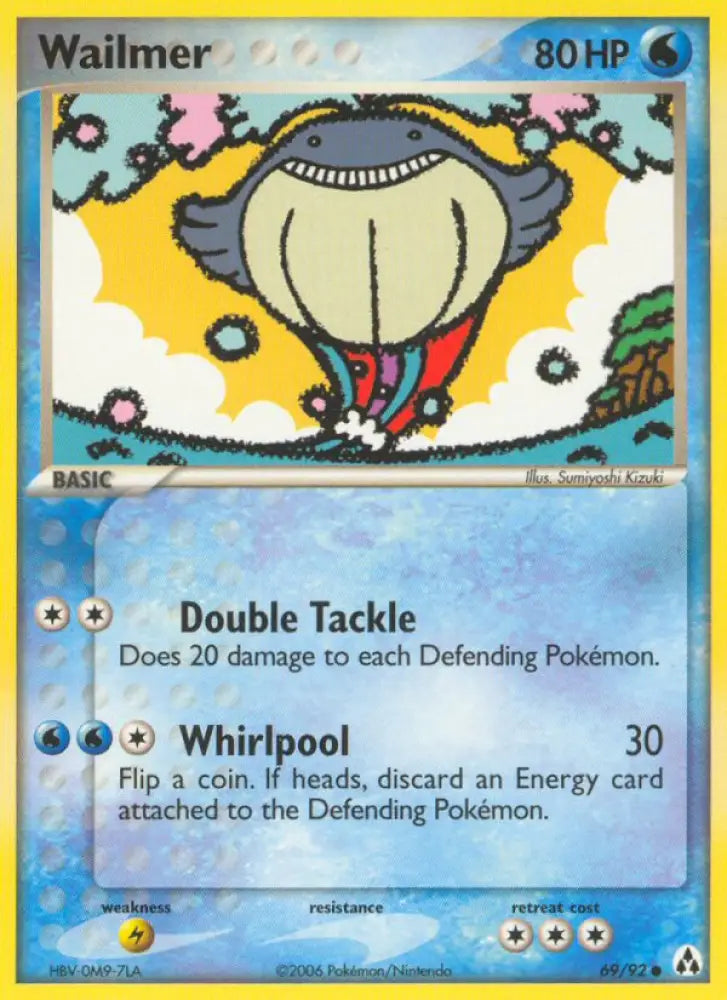 Wailmer (69/92) [EX: Legend Maker] - Pokemon Single