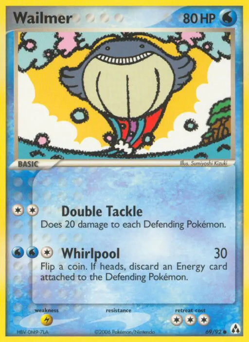 Wailmer (69/92) [EX: Legend Maker] - Pokemon Single