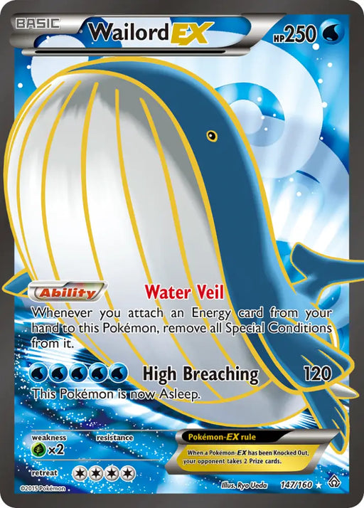 Wailord EX (147/160) [XY: Primal Clash] - Pokemon Single