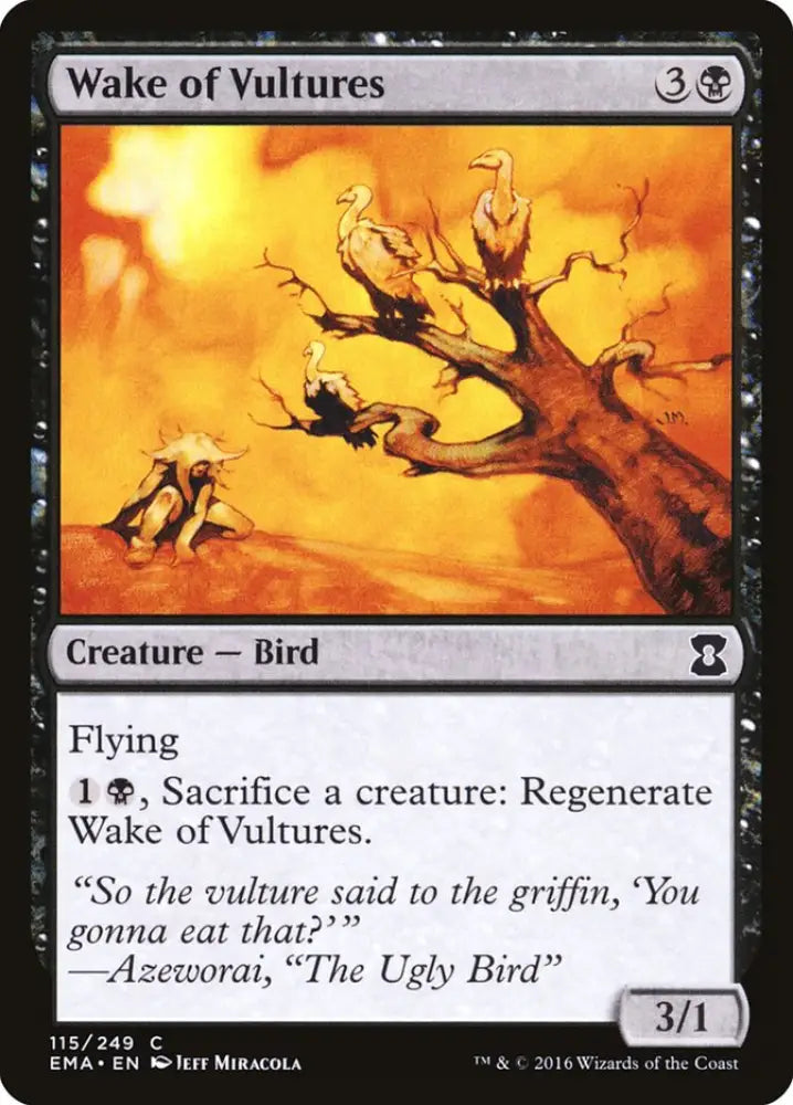 Wake of Vultures [Eternal Masters] - MTG Single