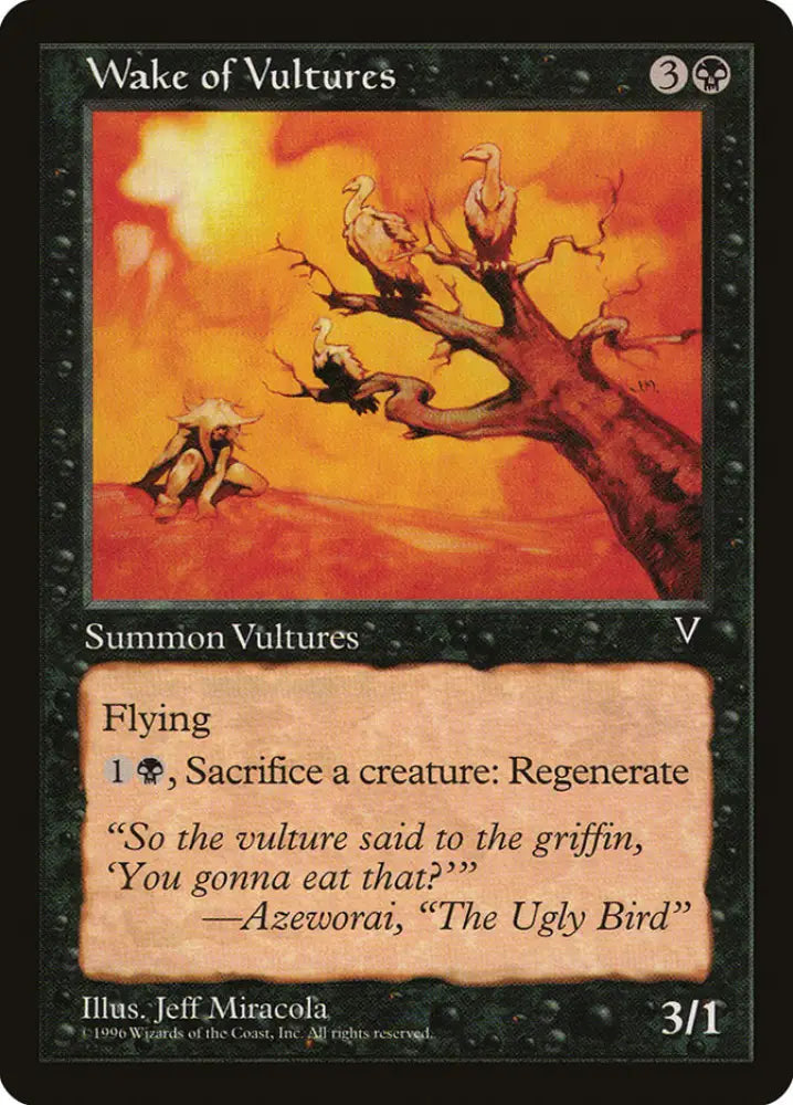 Wake of Vultures [Visions] - MTG Single