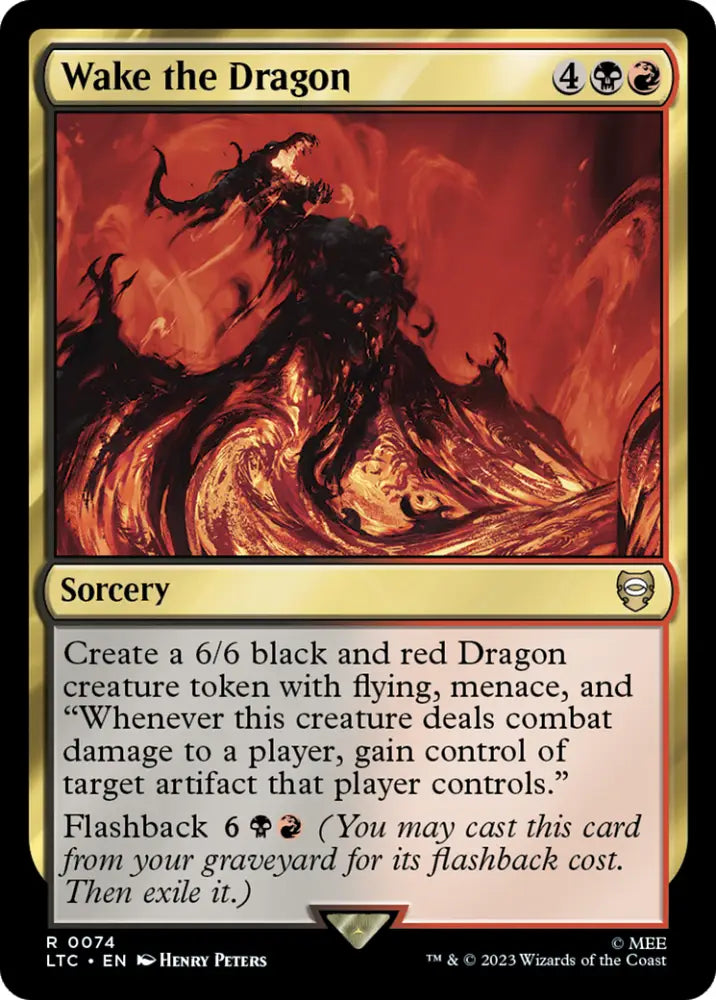 Wake the Dragon [The Lord of the Rings: Tales of Middle-Earth Commander] - MTG Single