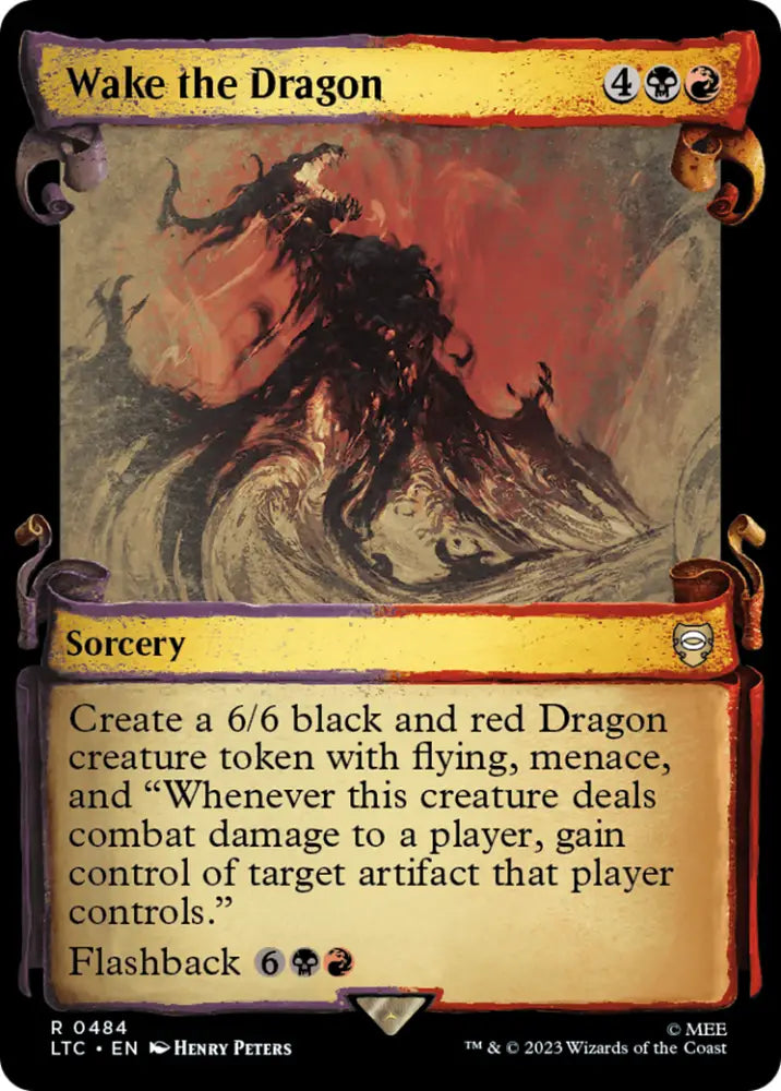Wake the Dragon [The Lord of the Rings: Tales of Middle-Earth Commander Showcase Scrolls] - MTG Single