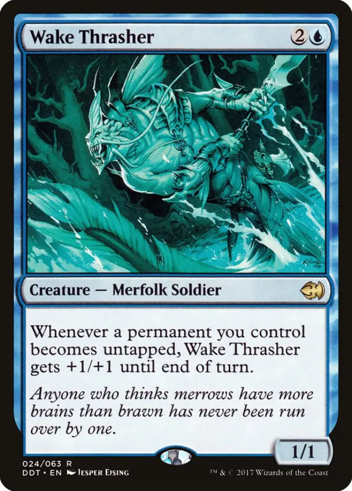 Wake Thrasher [Duel Decks: Merfolk vs. Goblins] - MTG Single