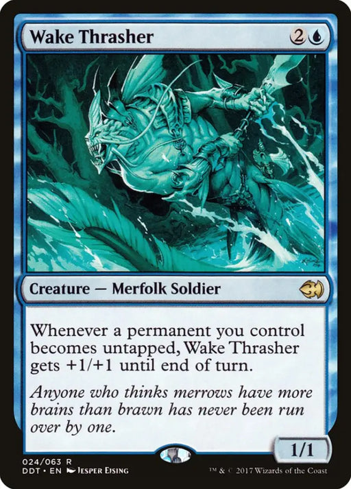 Wake Thrasher [Duel Decks: Merfolk vs. Goblins] - MTG Single