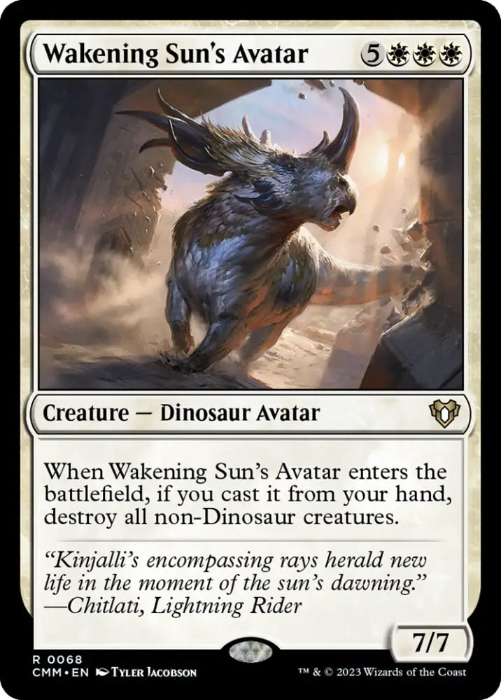 Wakening Sun’s Avatar [Commander Masters] - MTG Single