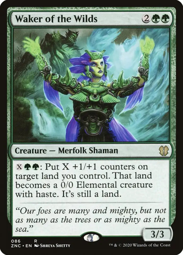 Waker of the Wilds [Zendikar Rising Commander] - MTG Single
