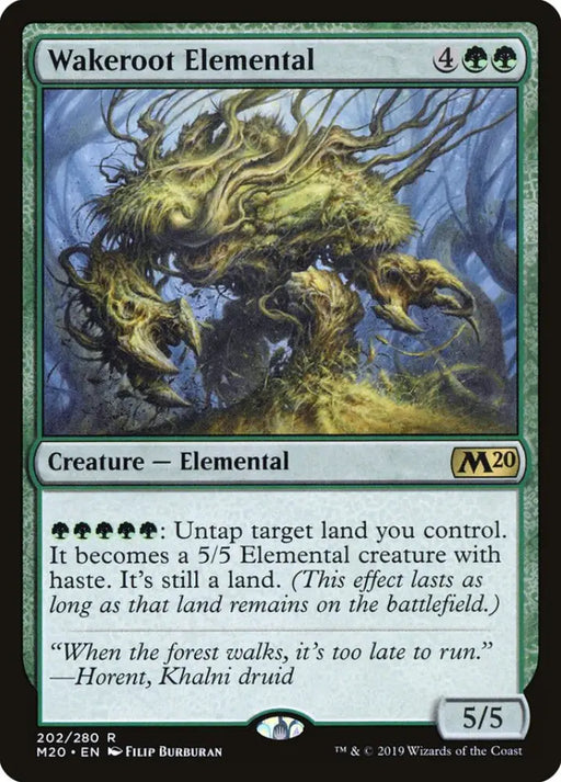 Wakeroot Elemental [Core Set 2020] - MTG Single