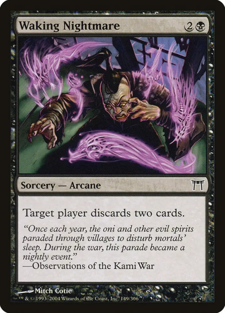 Waking Nightmare [Champions of Kamigawa] - MTG Single