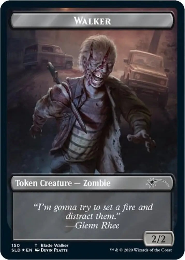Walker (Blade Walker // Winslow) Double-sided Token (150 // 151) [Secret Lair Drop]