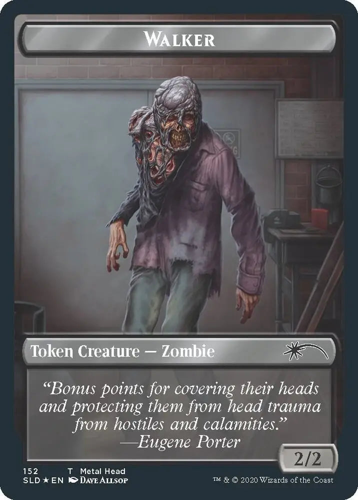 Walker (Metal Head // Treasure) Double-sided Token (152 // 153) [Secret Lair Drop]