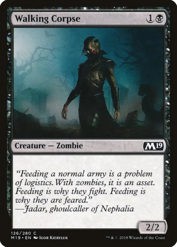 Walking Corpse [Core Set 2019] - MTG Single