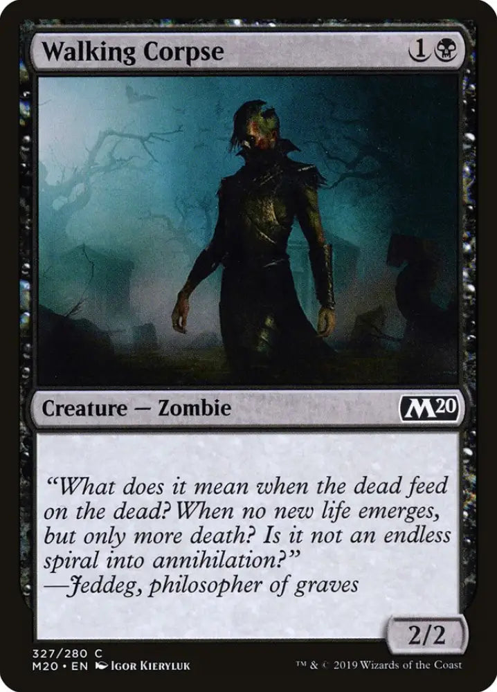 Walking Corpse [Core Set 2020] - MTG Single