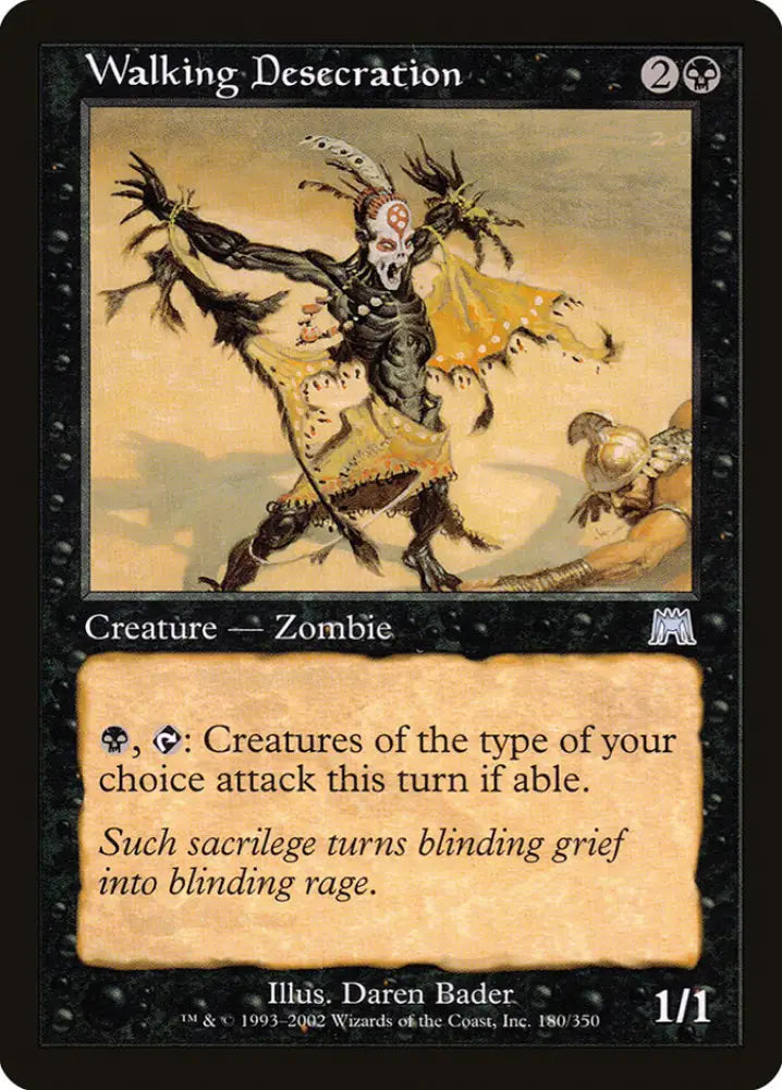 Walking Desecration [Onslaught] - MTG Single