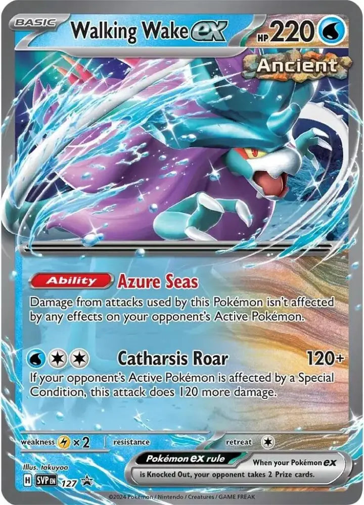Walking Wake ex (127) [Scarlet & Violet: Black Star Promos] - Pokemon Single