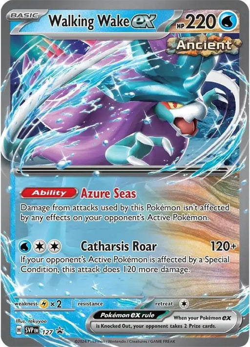 Walking Wake ex (127) [Scarlet & Violet: Black Star Promos] - Pokemon Single