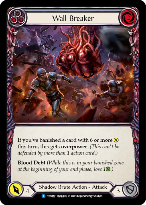Wall Breaker (Blue) [Dusk Till Dawn] - Flesh And Blood Single