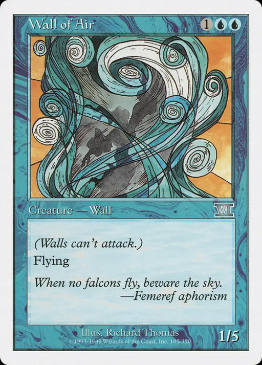 Wall of Air [Classic Sixth Edition] - MTG Single