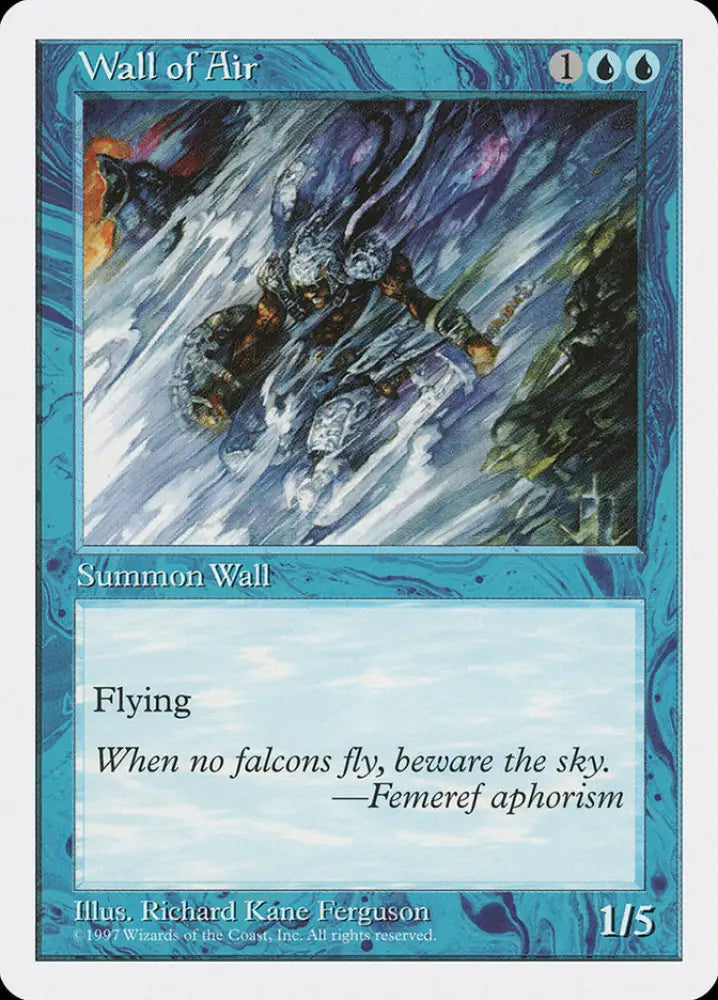 Wall of Air [Fifth Edition] - MTG Single
