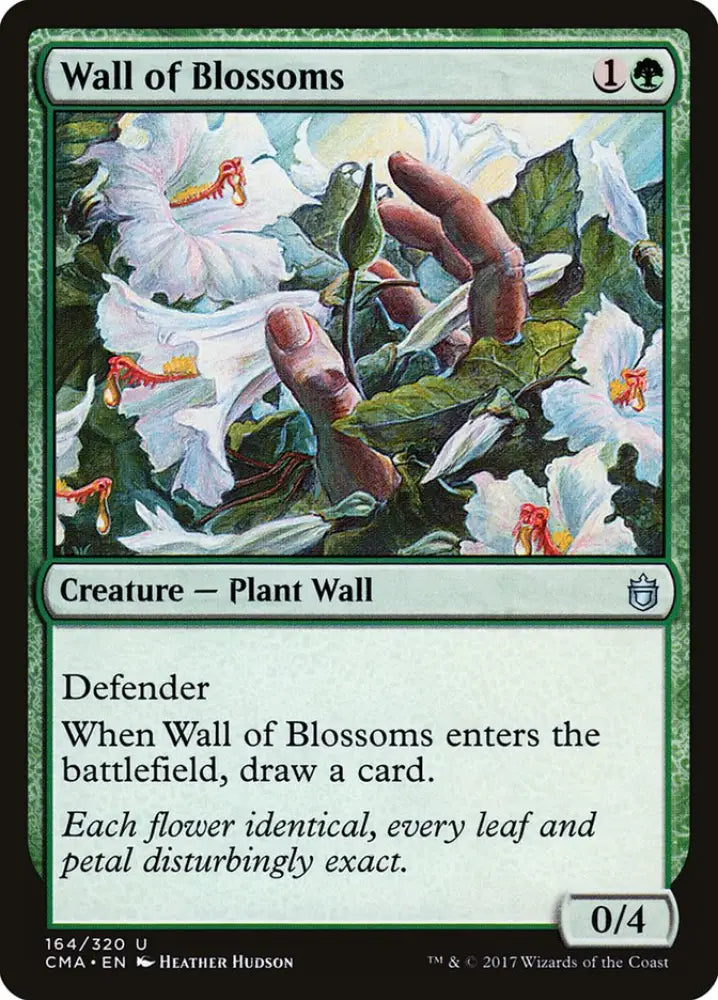 Wall of Blossoms [Commander Anthology] - MTG Single