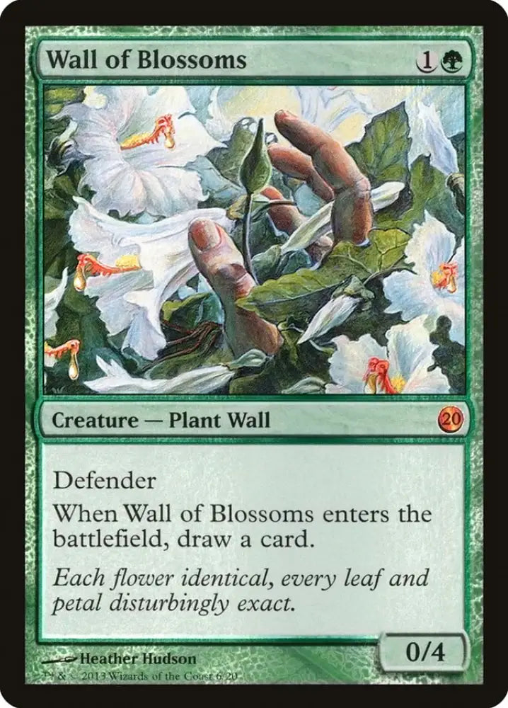 Wall of Blossoms [From the Vault: Twenty] - MTG Single