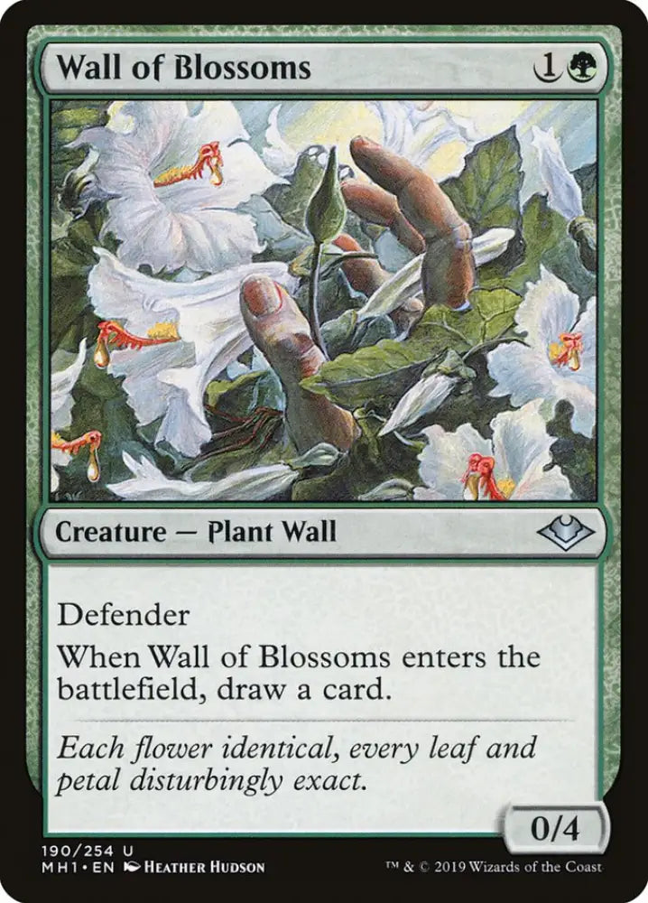 Wall of Blossoms [Modern Horizons] - MTG Single