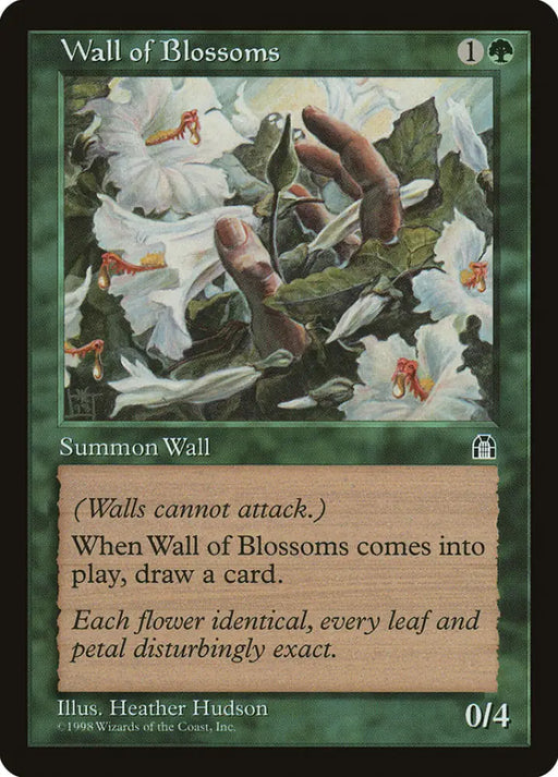 Wall of Blossoms [Stronghold] - MTG Single