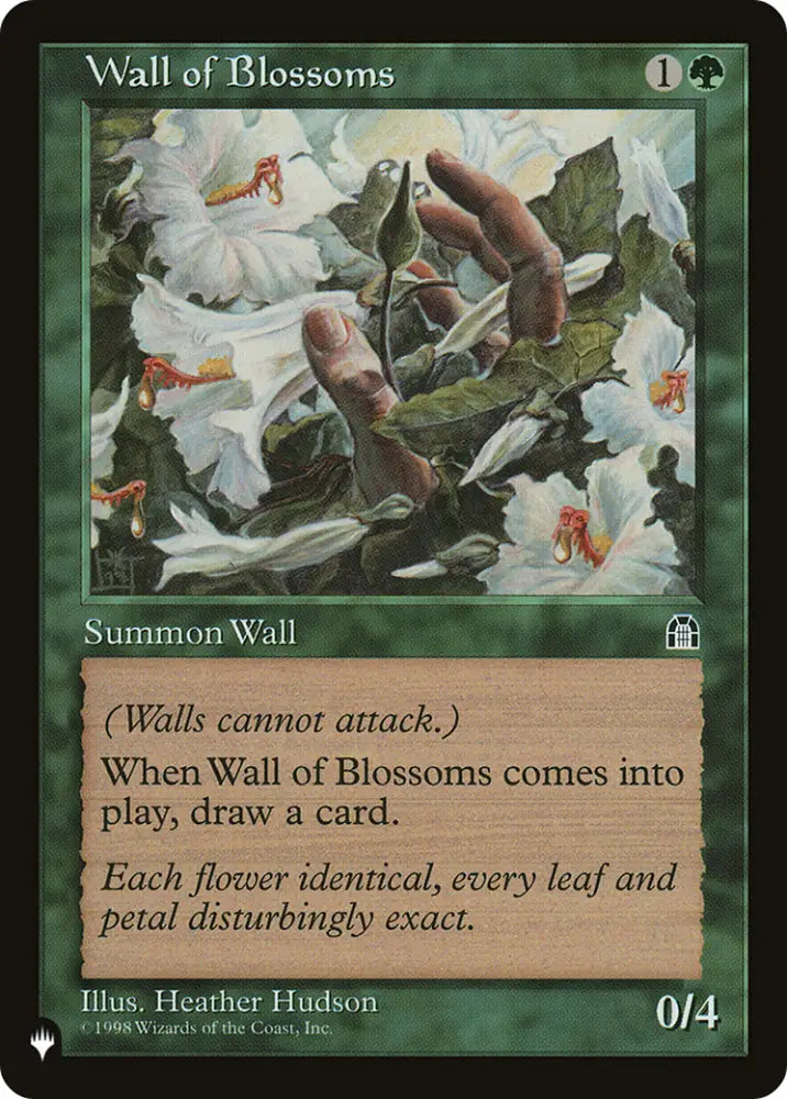 Wall of Blossoms [The List] - MTG Single