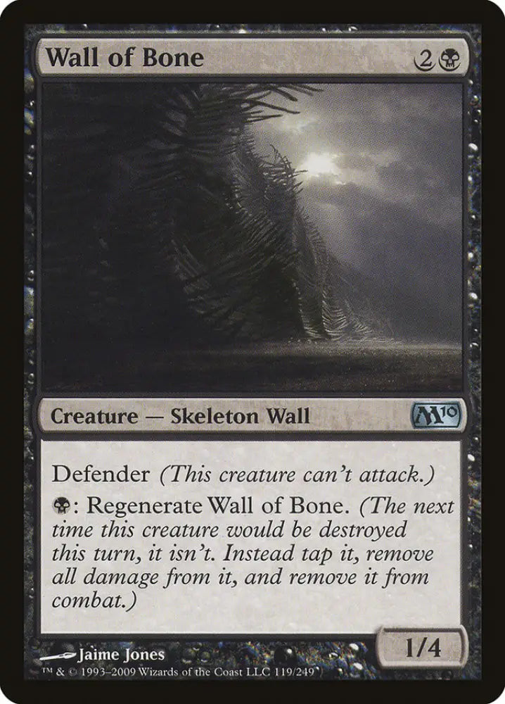 Wall of Bone [Magic 2010] - MTG Single