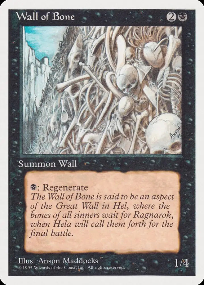Wall of Bone [Rivals Quick Start Set] - MTG Single