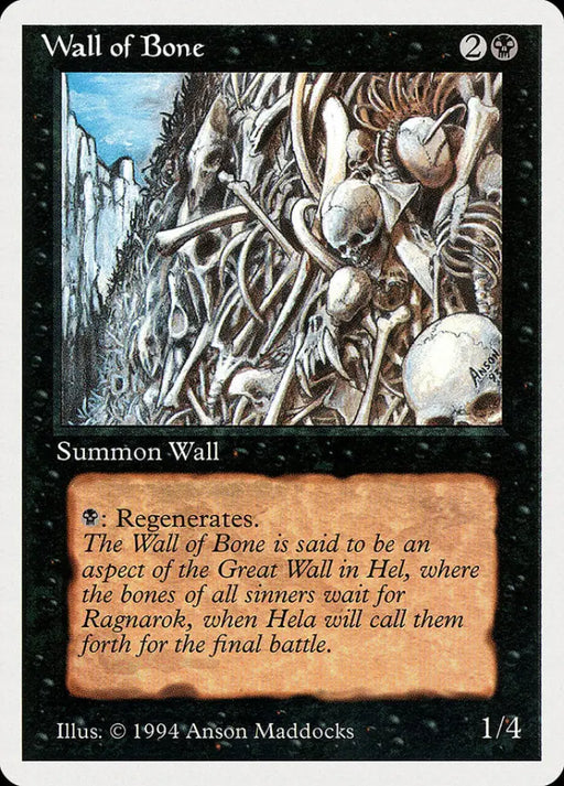 Wall of Bone [Summer Magic / Edgar] - MTG Single
