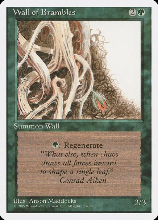 Wall of Brambles [Fourth Edition] - MTG Single