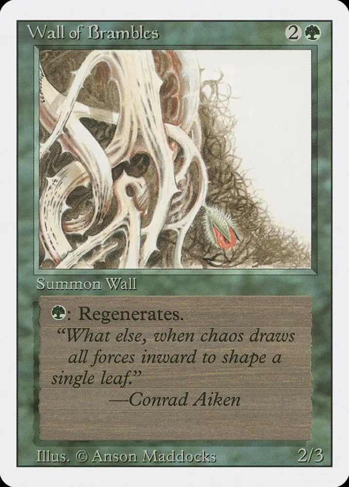 Wall of Brambles [Revised Edition] - MTG Single