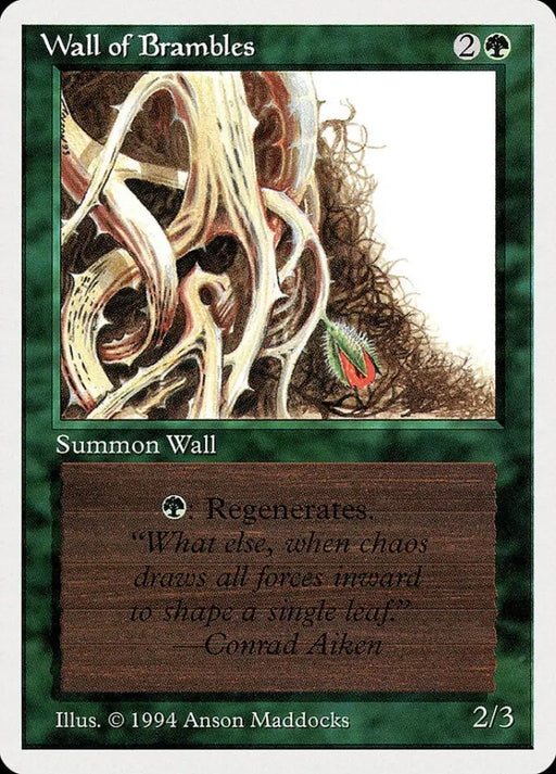 Wall of Brambles [Summer Magic / Edgar] - MTG Single