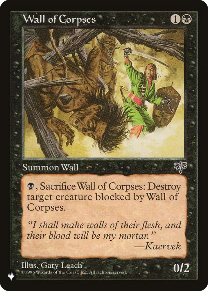 Wall of Corpses [The List] - MTG Single