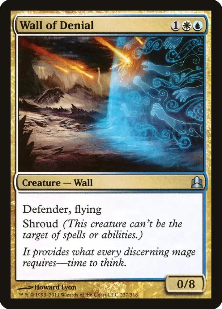 Wall of Denial [Commander 2011] - MTG Single