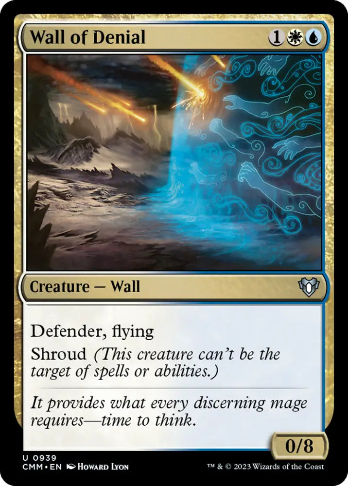 Wall of Denial [Commander Masters] - MTG Single