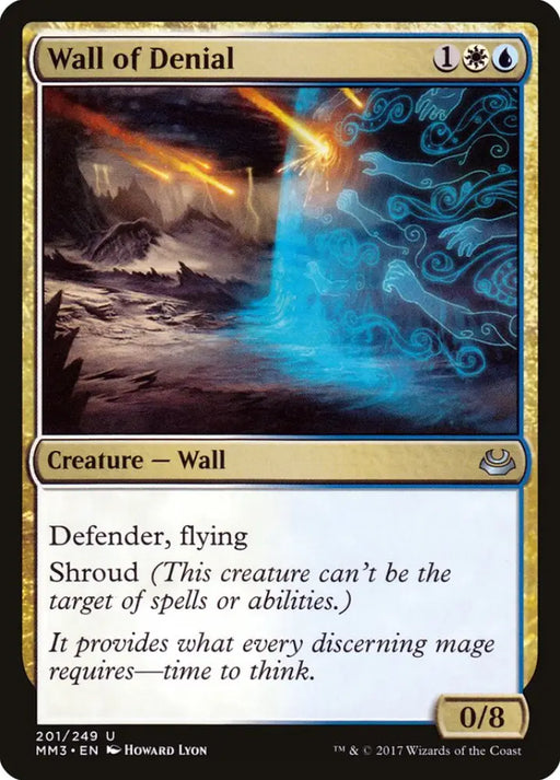 Wall of Denial [Modern Masters 2017] - MTG Single
