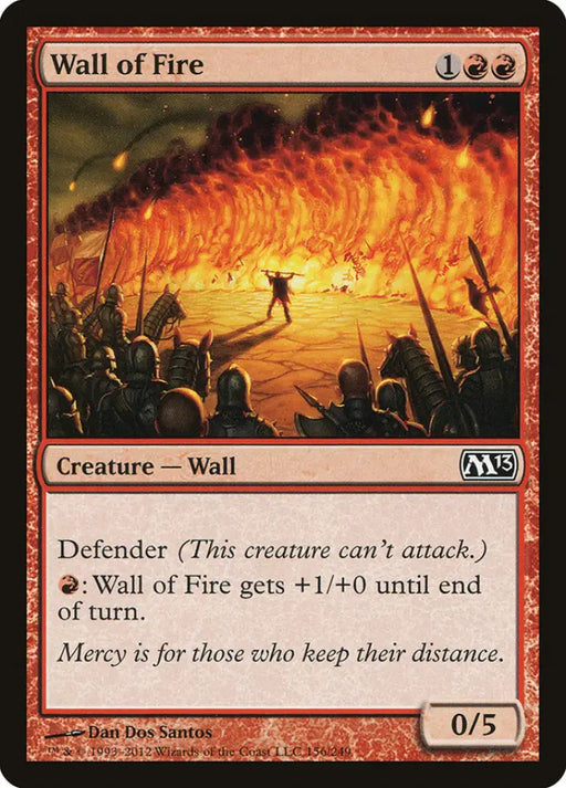 Wall of Fire [Magic 2013] - MTG Single