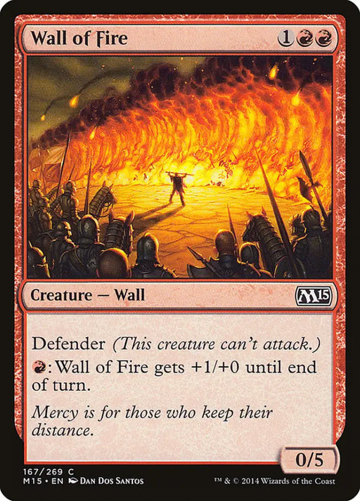 Wall of Fire [Magic 2015] - MTG Single