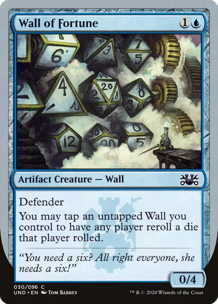 Wall of Fortune [Unsanctioned] - MTG Single