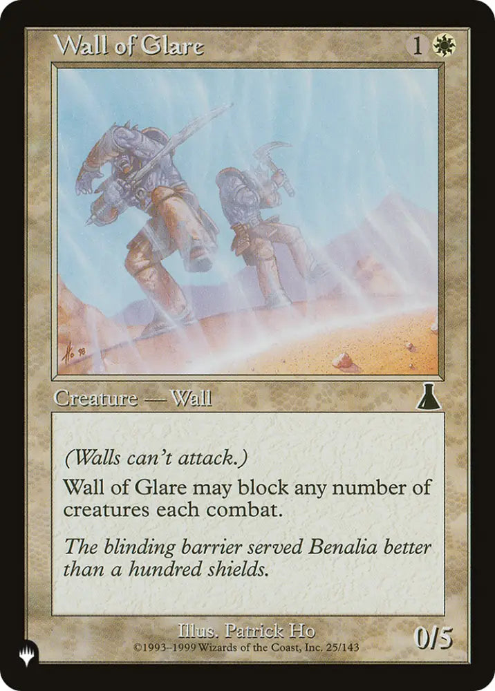 Wall of Glare [The List] - MTG Single