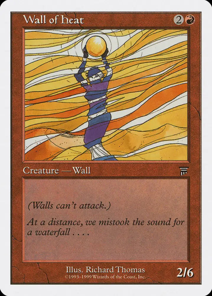 Wall of Heat [Battle Royale] - MTG Single