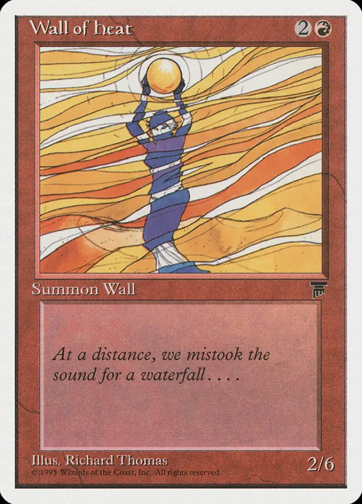 Wall of Heat [Chronicles] - MTG Single