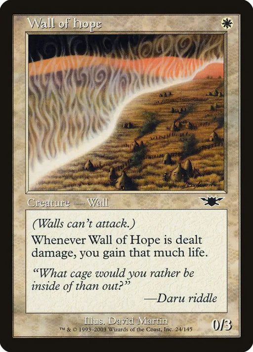 Wall of Hope [Legions] - MTG Single