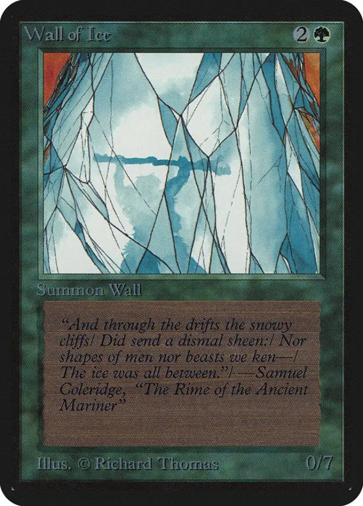 Wall of Ice [Alpha Edition] - MTG Single