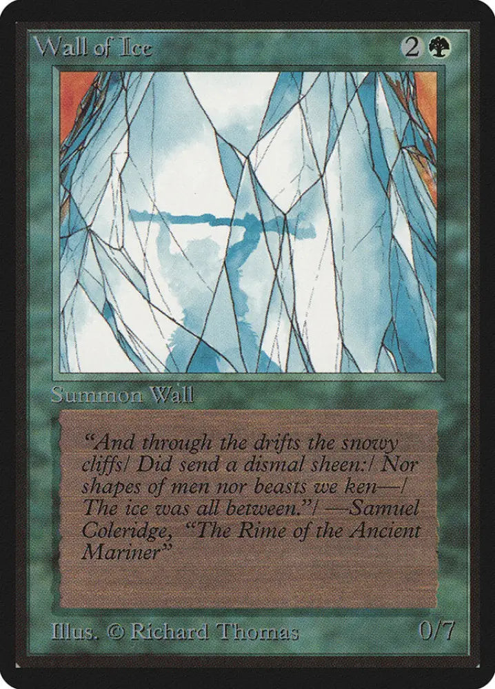 Wall of Ice [Beta Edition] - MTG Single
