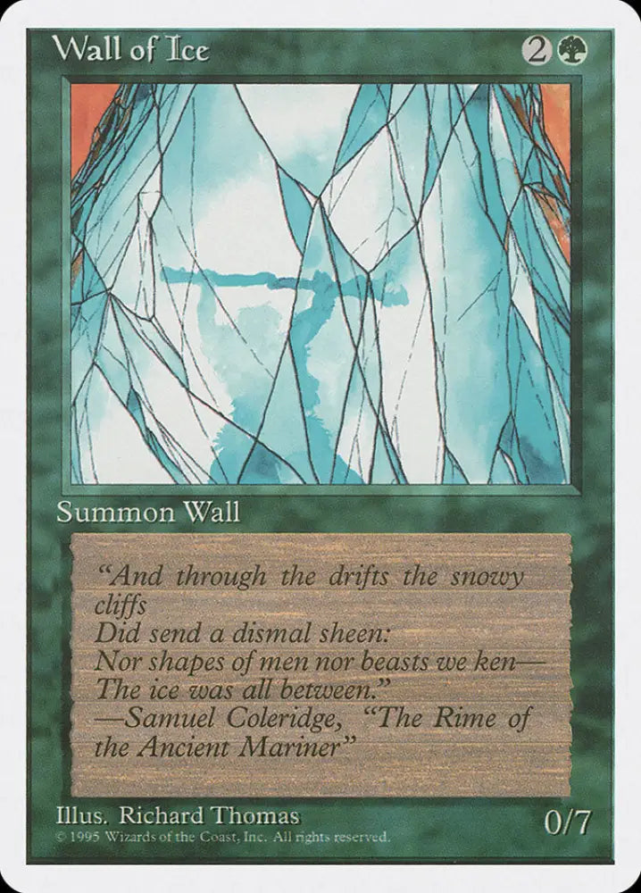Wall of Ice [Fourth Edition] - MTG Single